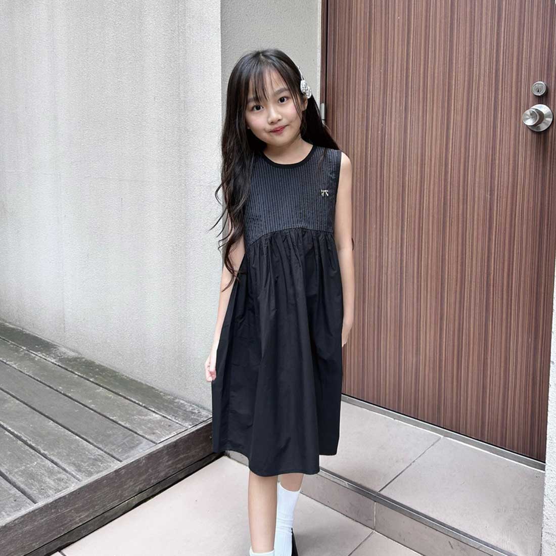 【新作 完売】OBLI オブリ　ストライプリボンワンピース ストライプリボンワンピース | DRESS | OBLI
