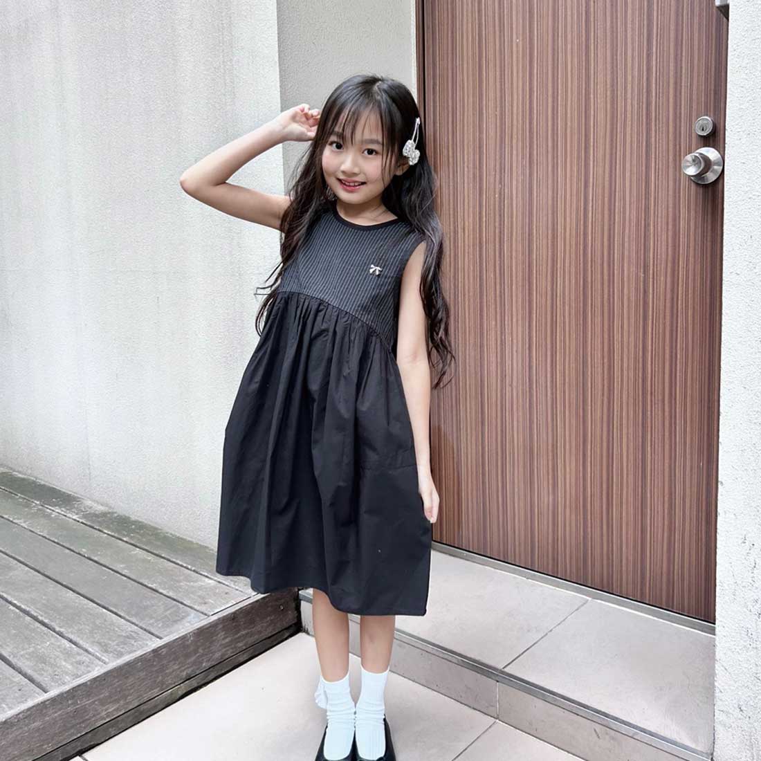 【新作 完売】OBLI オブリ　ストライプリボンワンピース ストライプリボンワンピース | DRESS | OBLI