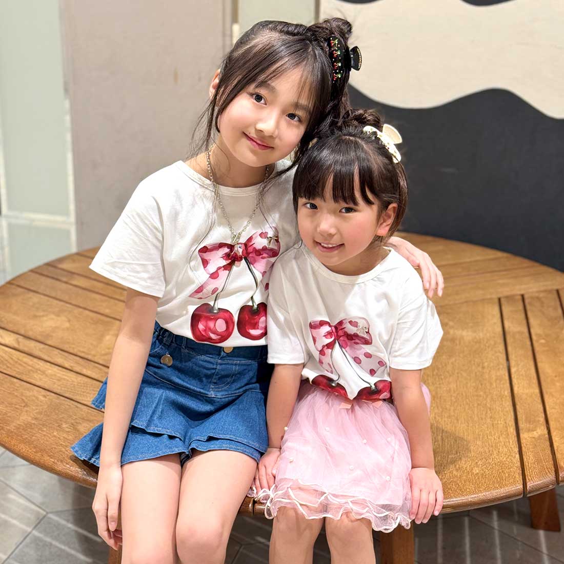 チェリープリントTシャツ