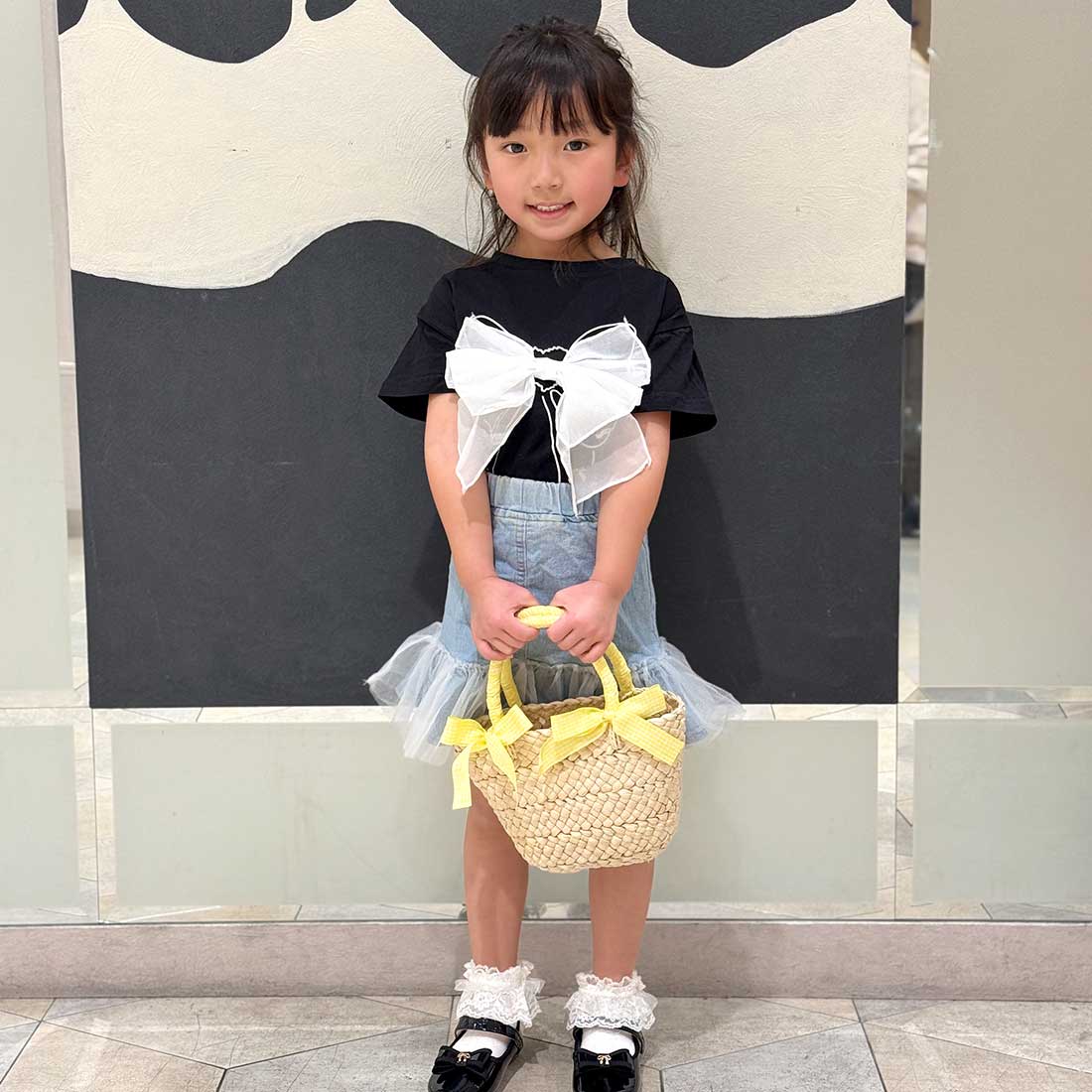 リボンモチーフＴシャツ