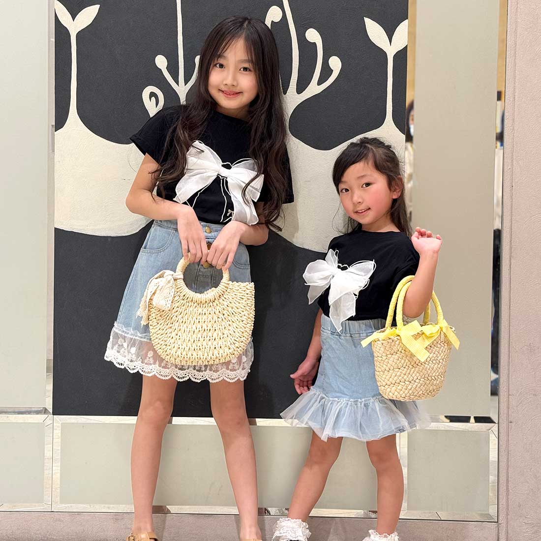 リボンモチーフＴシャツ