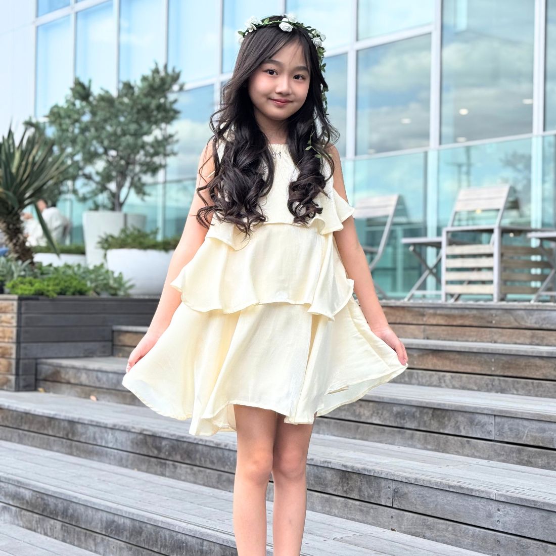 ティアードワンピース