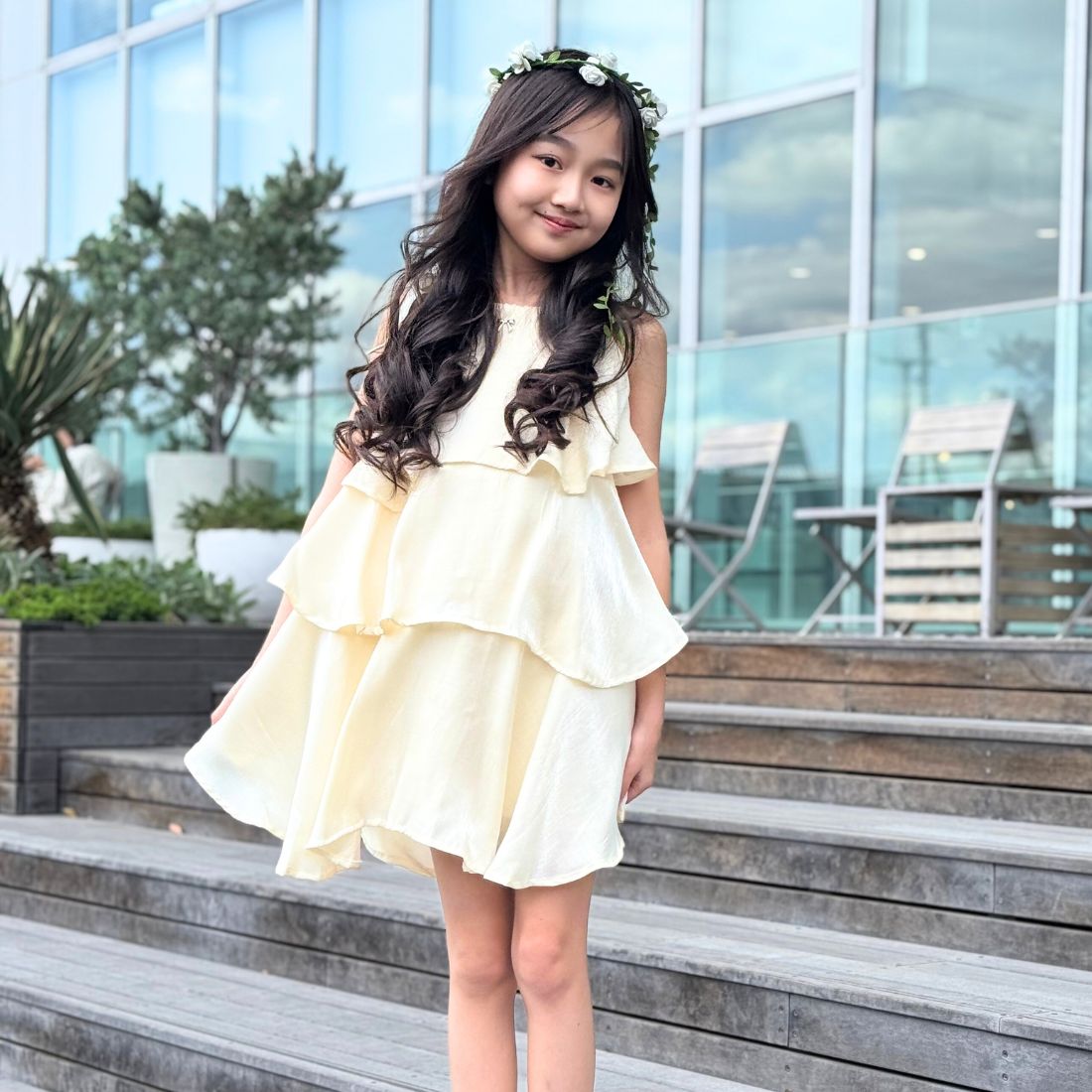 ティアードワンピース