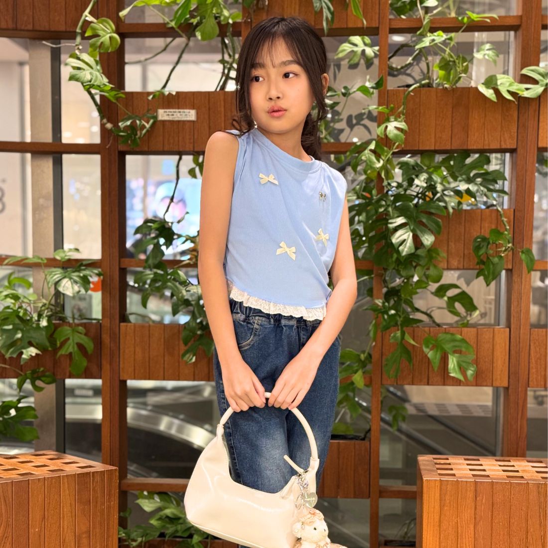 リボンモチーフタンクトップ