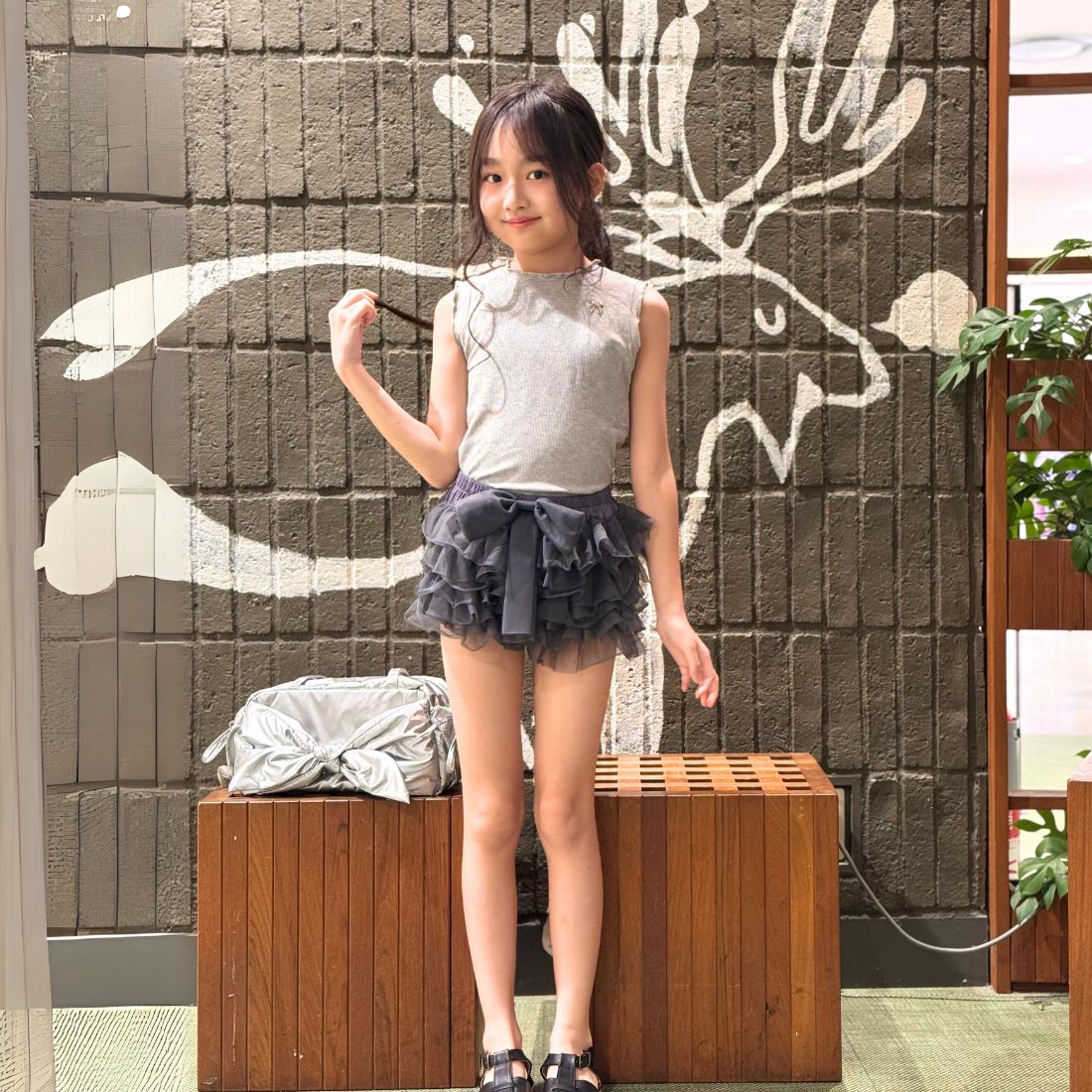 タンクトップ+チュールスカートセット