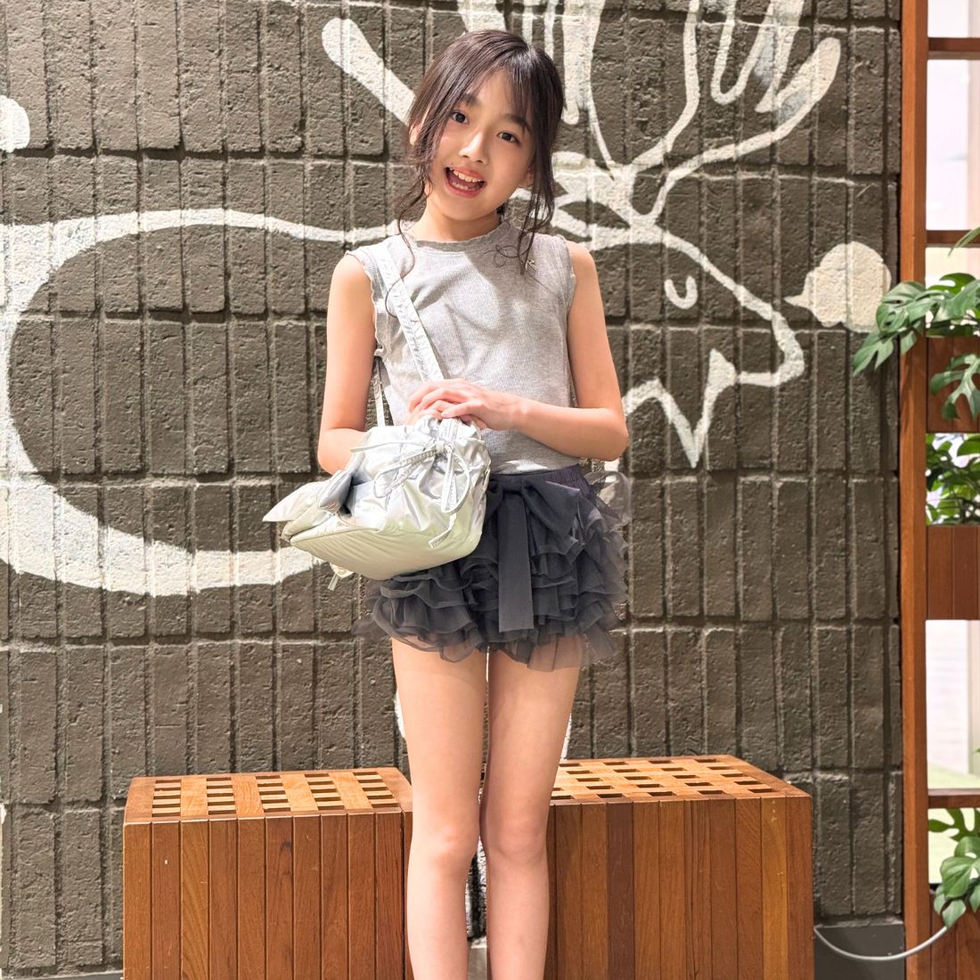 タンクトップ+チュールスカートセット