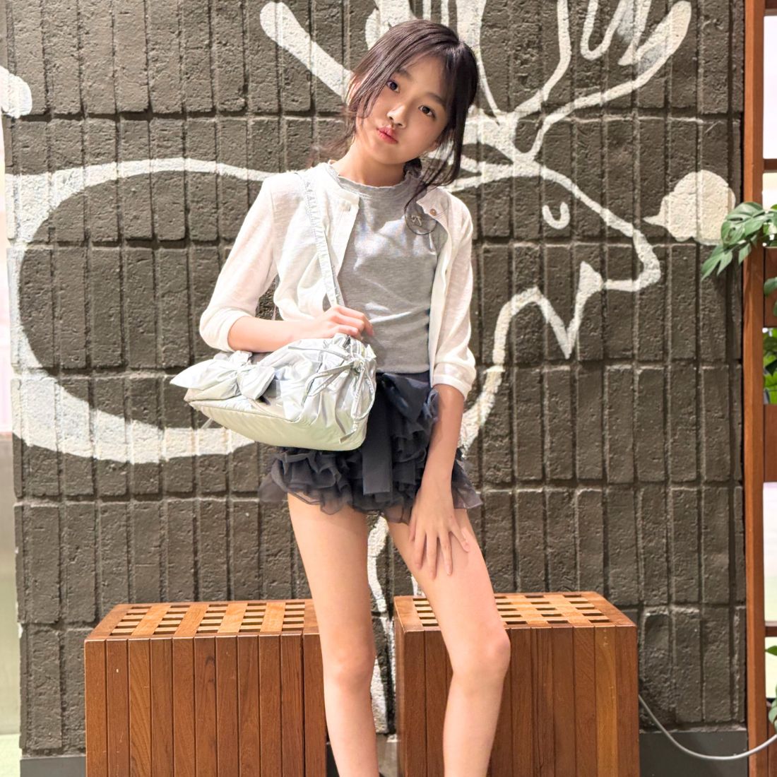 タンクトップ+チュールスカートセット