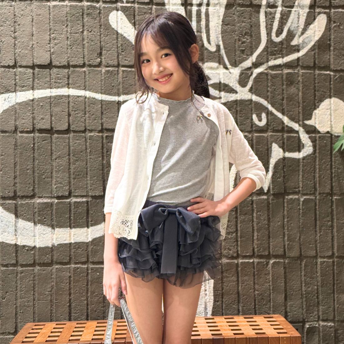 タンクトップ+チュールスカートセット