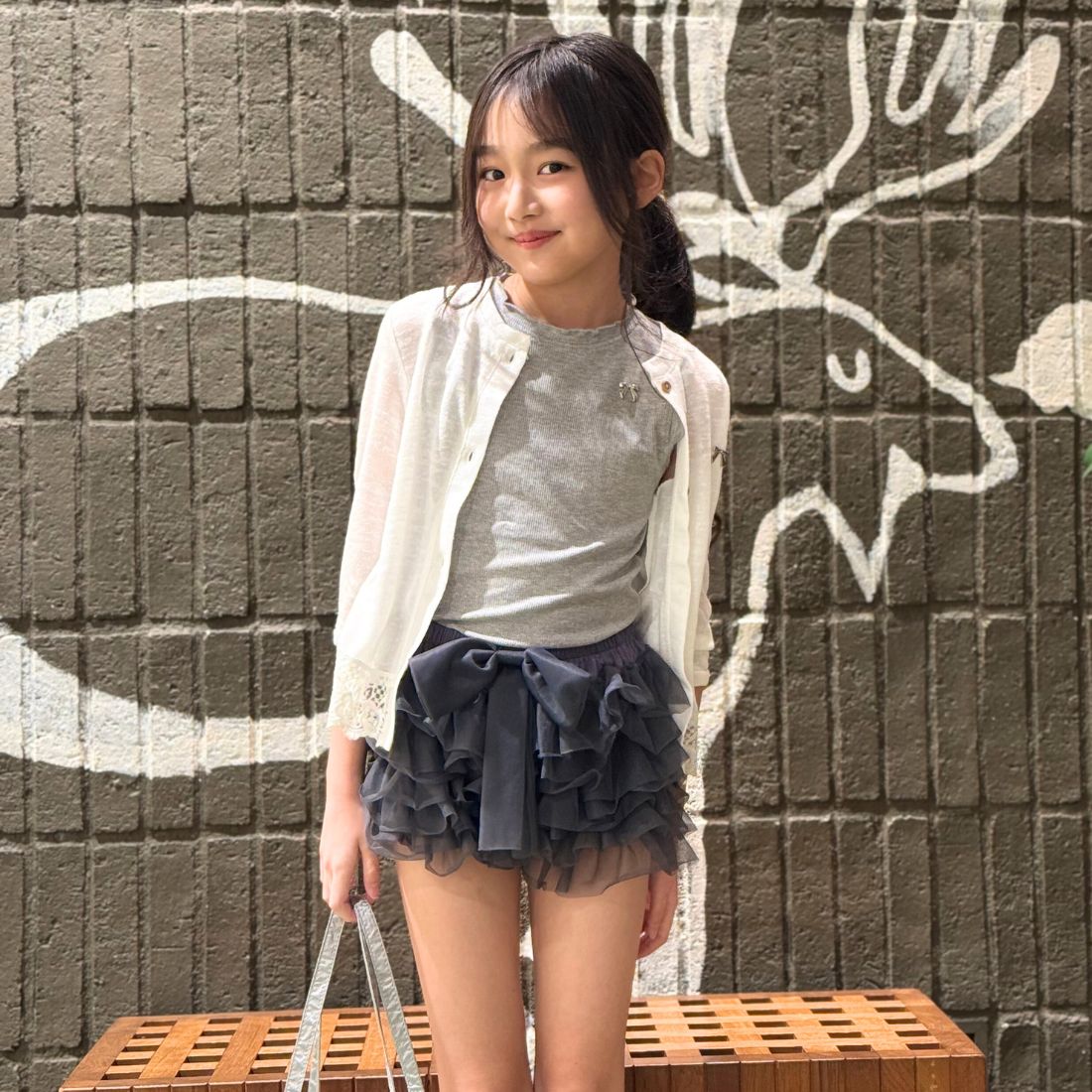 タンクトップ+チュールスカートセット