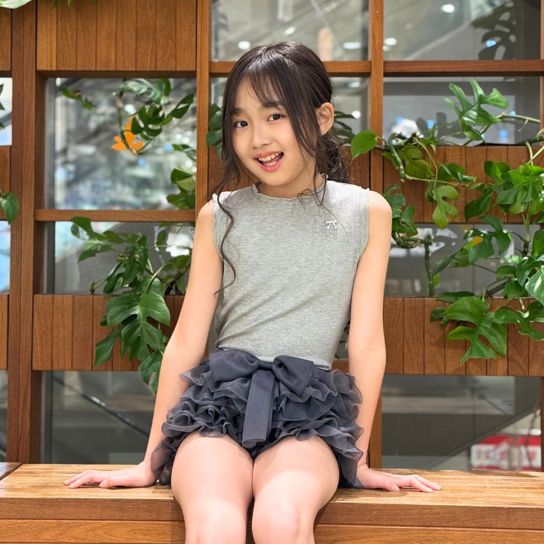 タンクトップ+チュールスカートセット