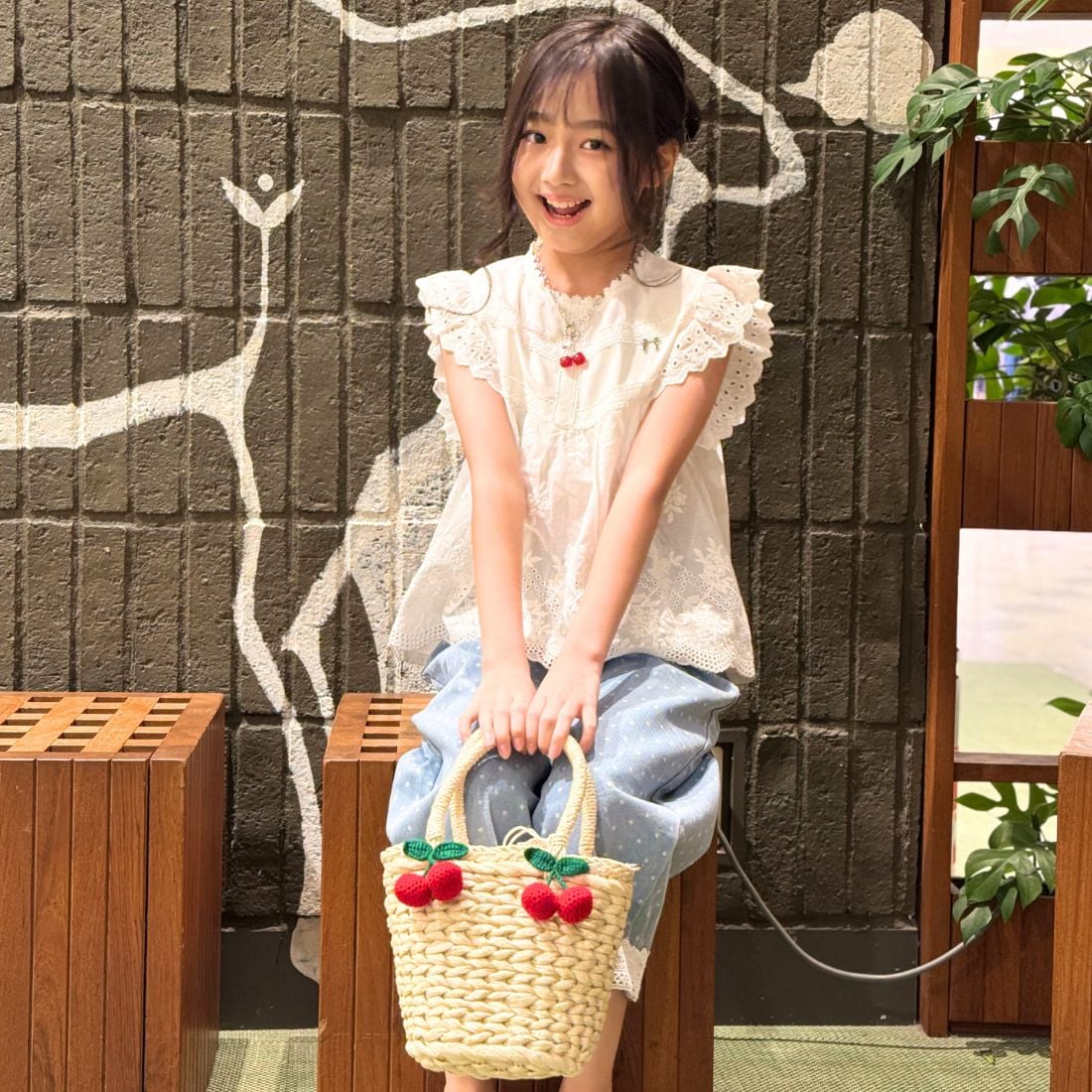 コットンレースチュニック