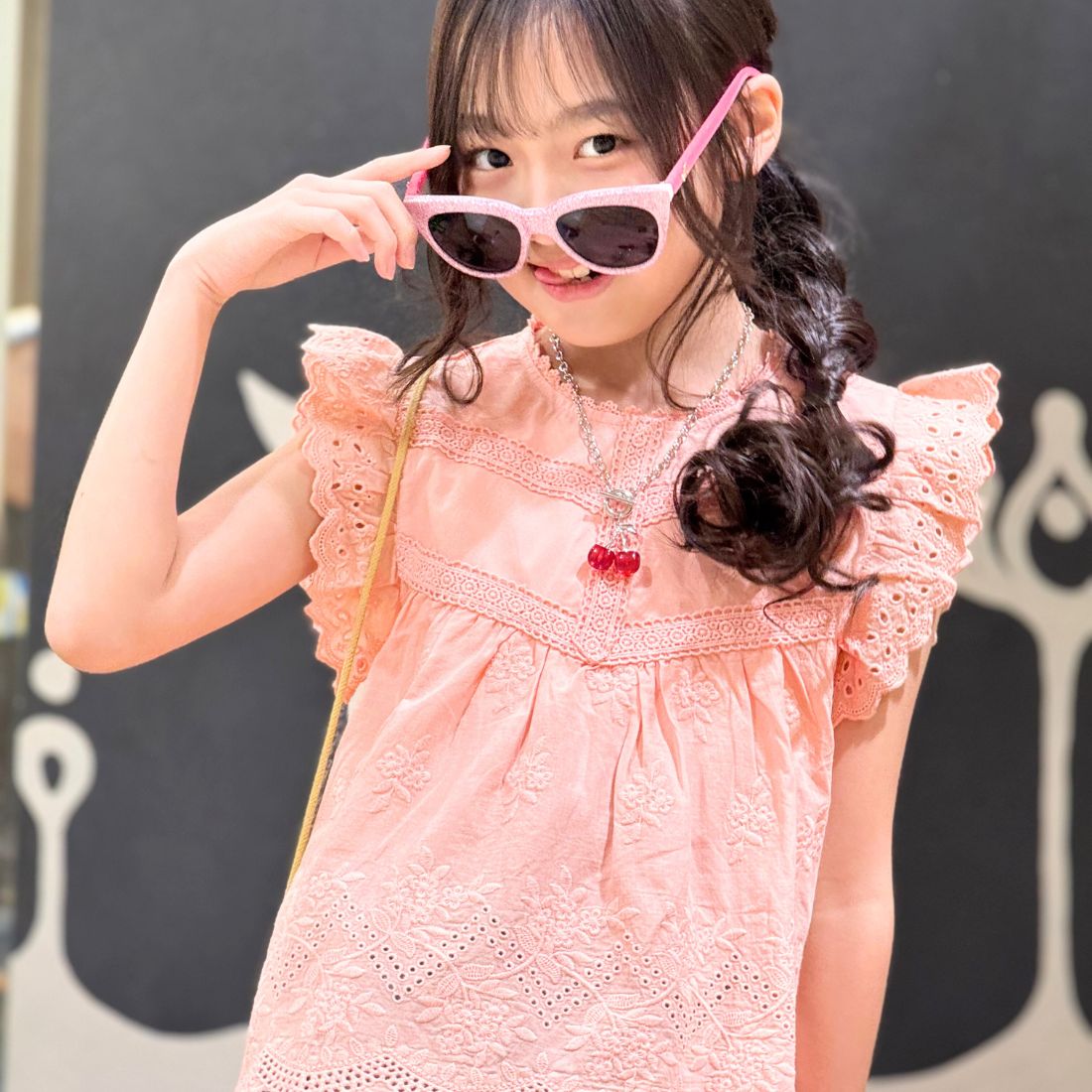 コットンレースチュニック