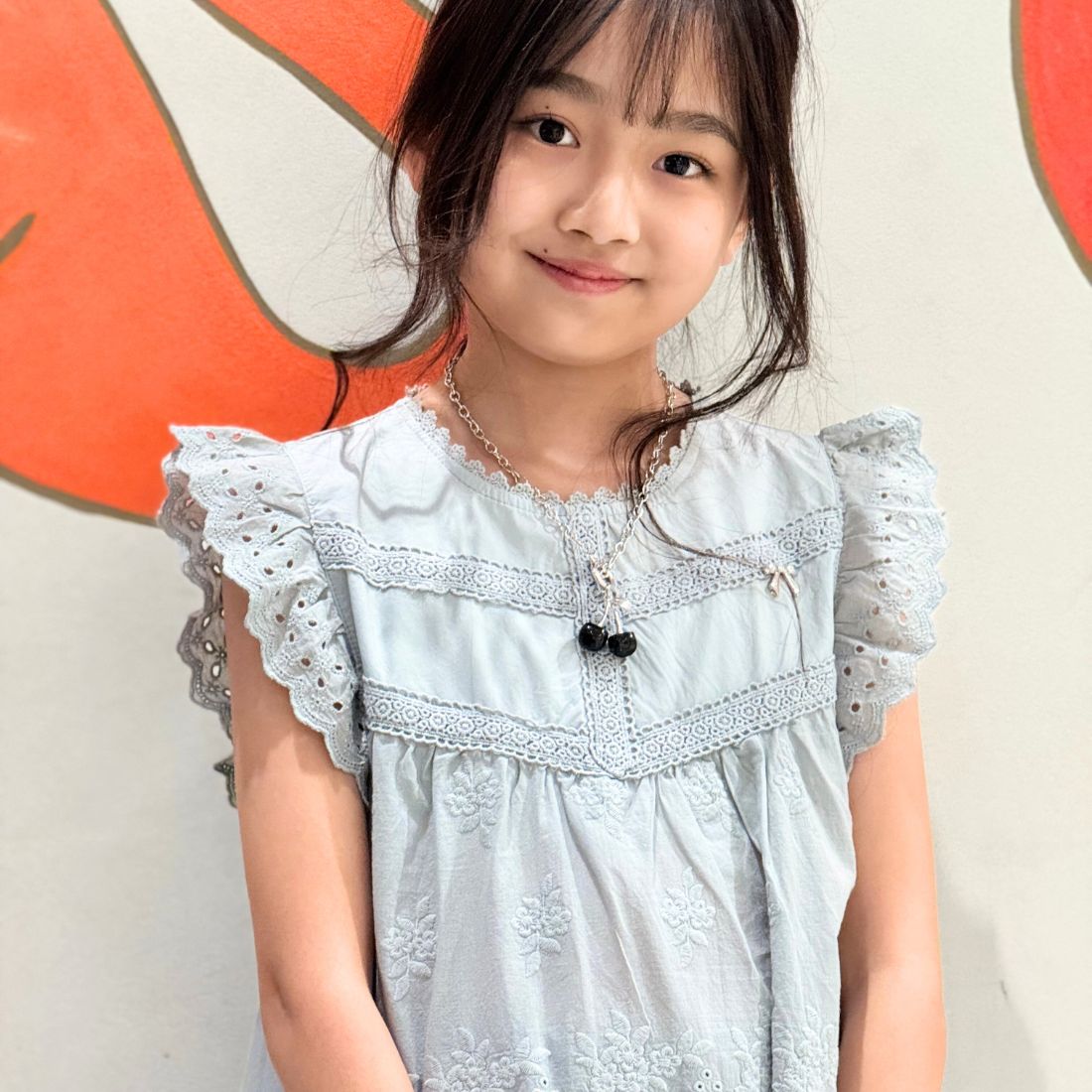 コットンレースチュニック