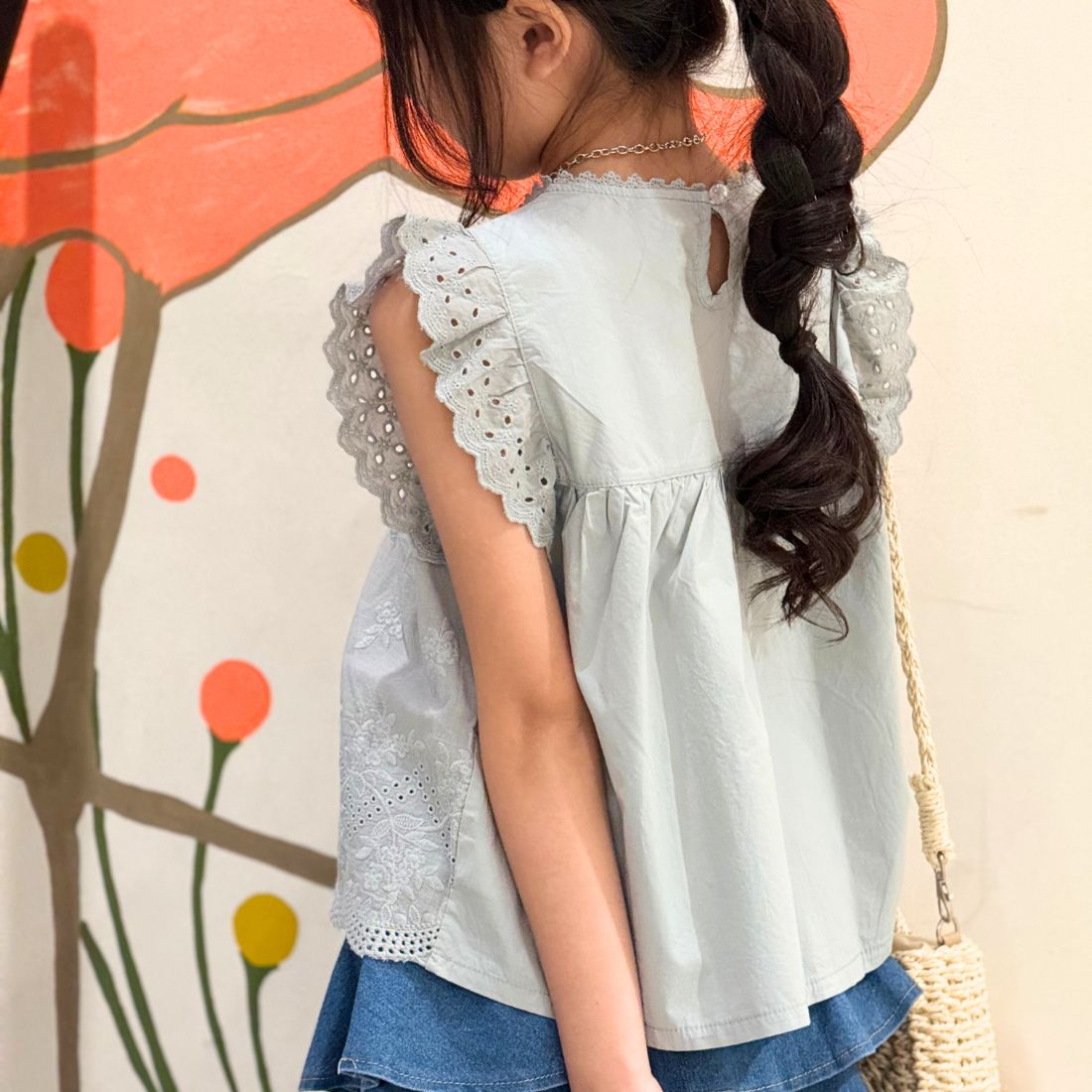 コットンレースチュニック