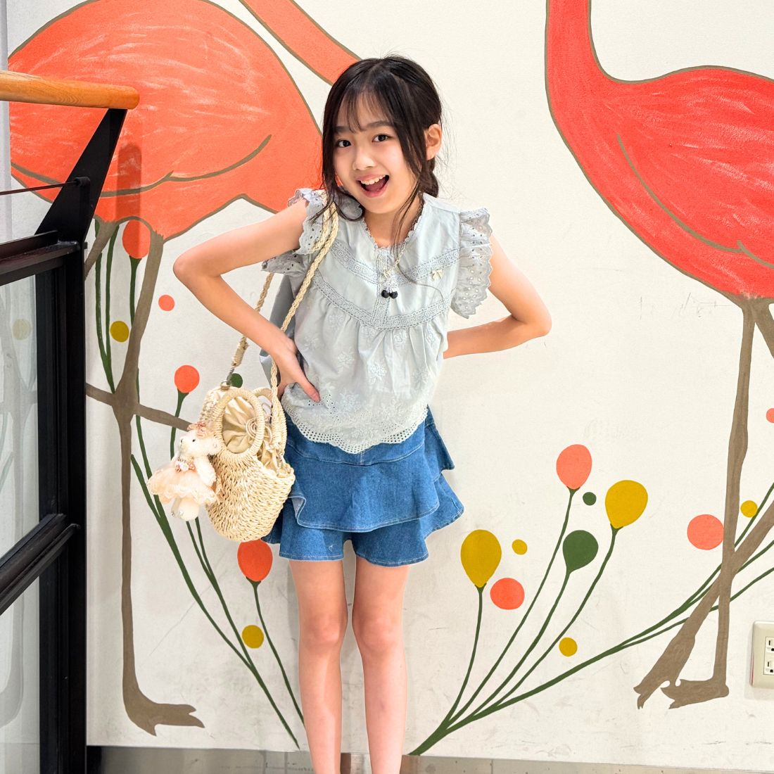 コットンレースチュニック