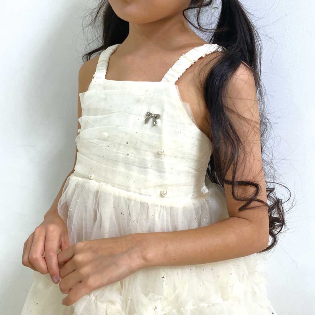 3段ティアードパール付ドレス | iosonomao moderato | iosonomao