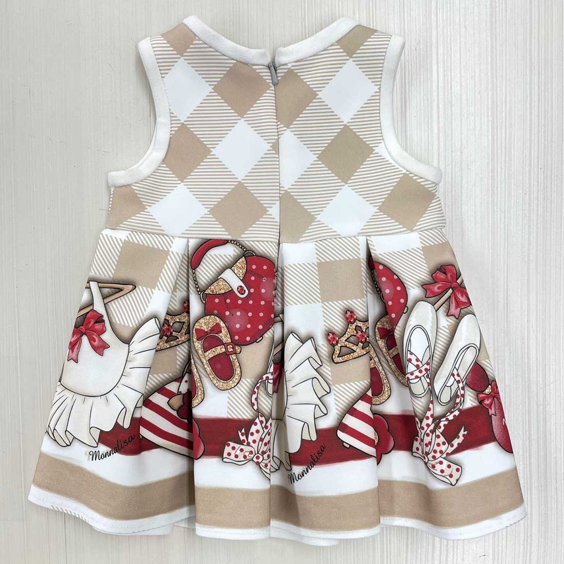 モナリザワンピース　新品 MONNALISA モナリザ ワンピース 100 110 サイズ4 子供服 - メルカリ