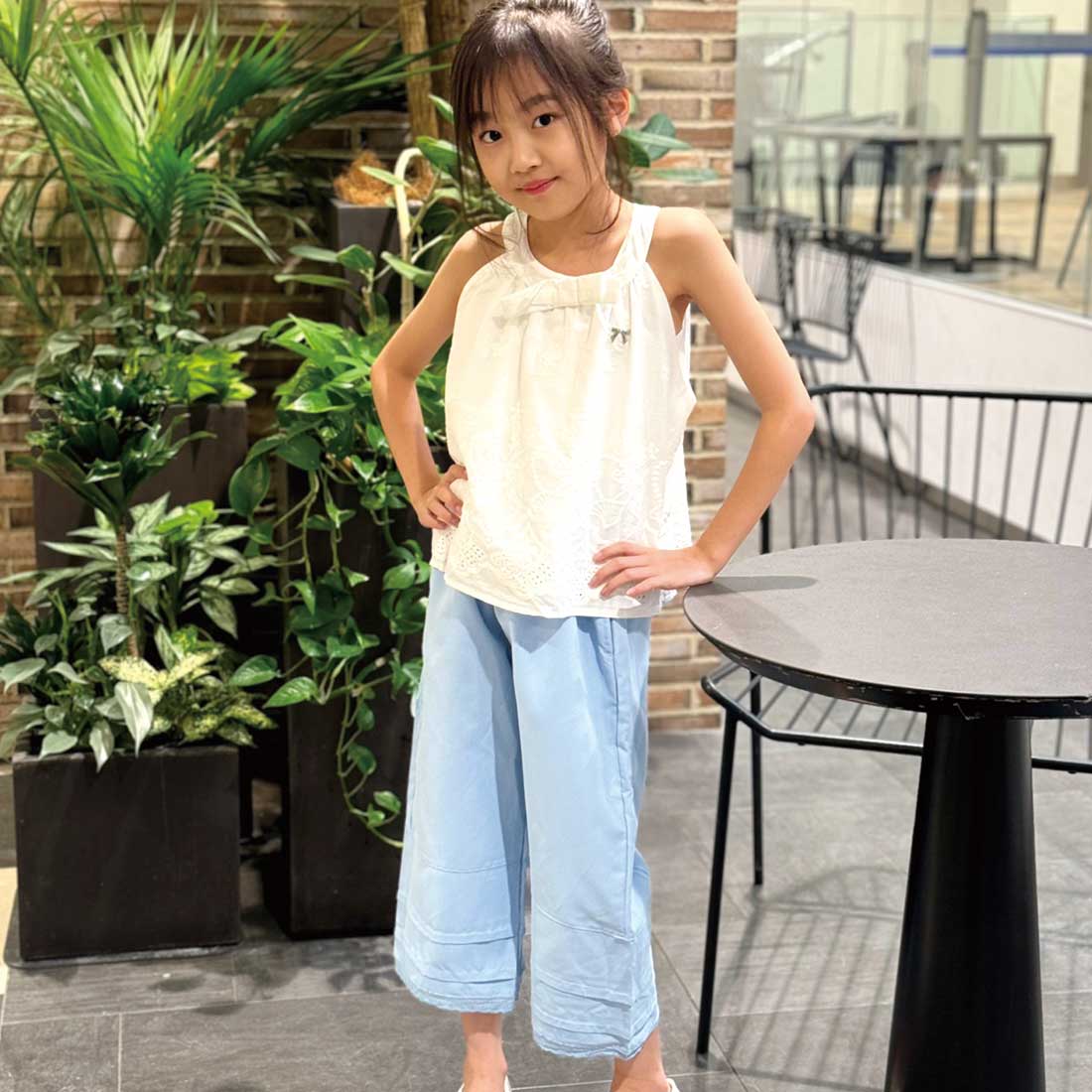 ﾚｰｽﾄｯﾌﾟｽ+ﾊﾟﾝﾂｾｯﾄｱｯﾌﾟ