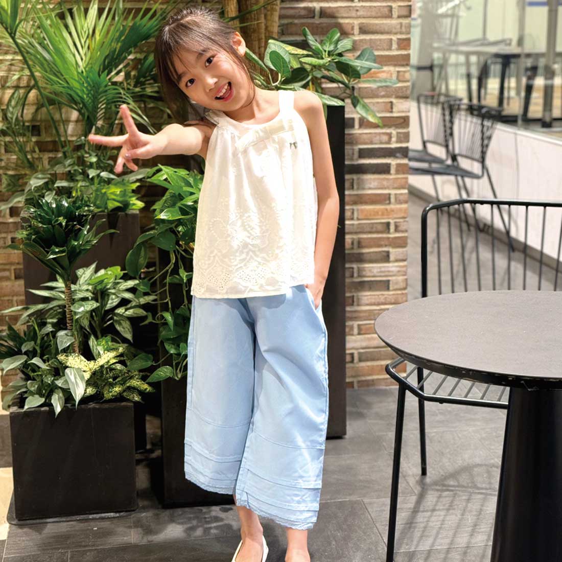 ﾚｰｽﾄｯﾌﾟｽ+ﾊﾟﾝﾂｾｯﾄｱｯﾌﾟ