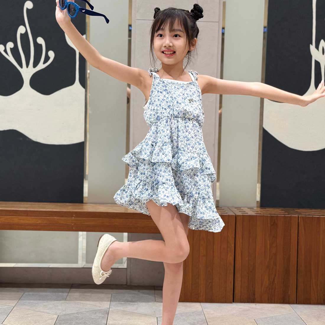 ﾃﾞﾆﾑJK+ﾌﾗﾜｰﾌﾟﾘﾝﾄﾜﾝﾋﾟｰｽｾｯﾄ