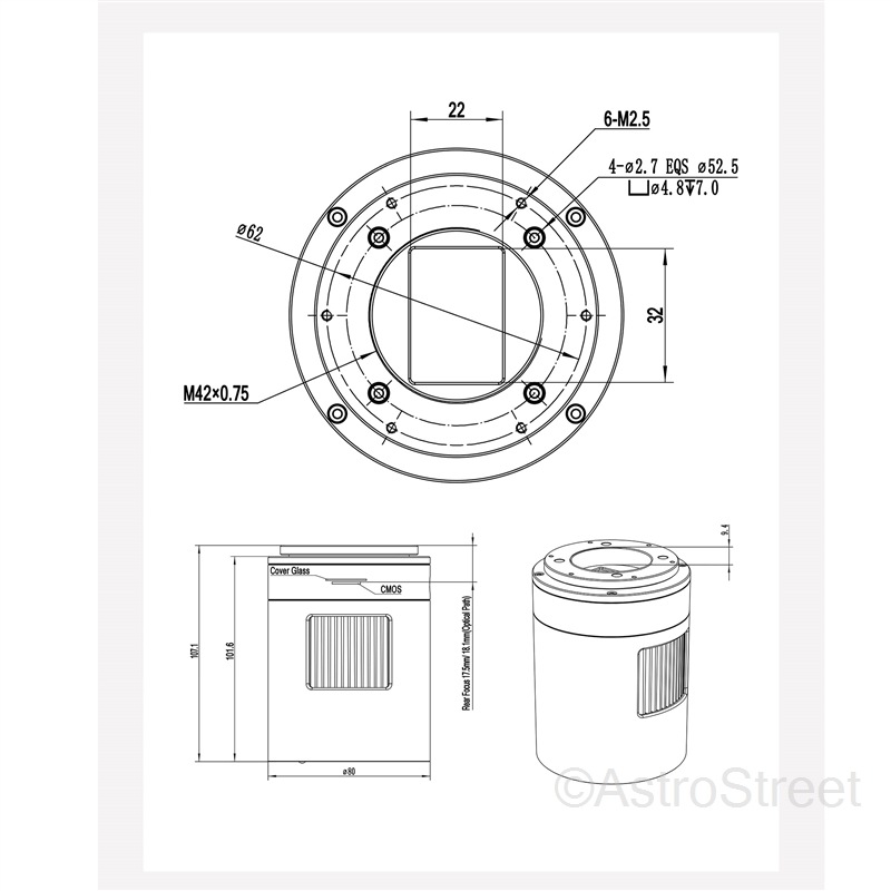 ToupTek ATR2600C ��ѥ��顼����顡IMX571C APS-C 512MB