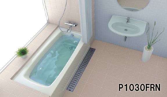 TOTO 洋風バス (ポリバス) 1600サイズ 一方全エプロン P1030F R/LN