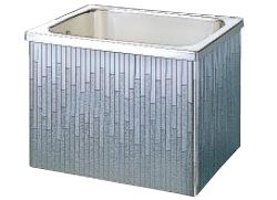 売切‼️SALE✨【中古】クリナップ ステンレス浴槽 モダンブロック 幅：80cm 据置き式 １方全エプロン 【Ｒタイプ】 SDL-81AR クリナップ ステンレス浴槽 モダンブロック サイズ80X70X65cm 満水量