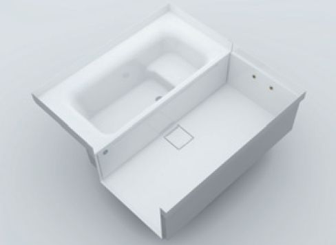 TOTO ハーフバス08 1.25坪サイズ (1600X2000) タイプ0 基本セット ドア