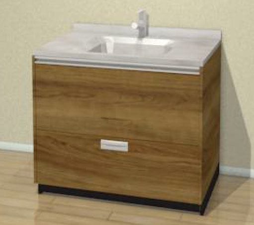 クリナップ ティアリス 化粧台本体 間口90cm スライドスツール