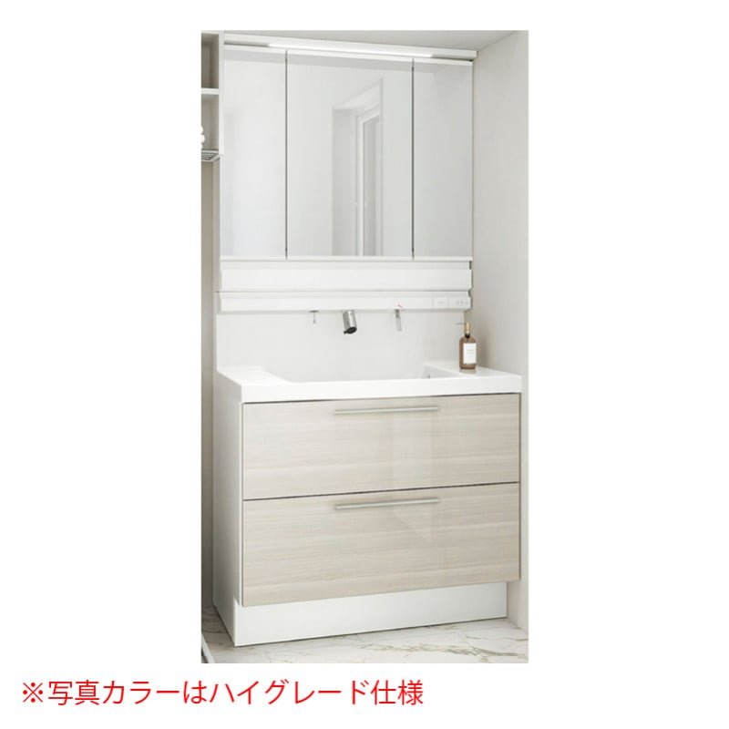 ###INAX/LIXIL ハイグレード クレヴィ 化粧台本体 フルスライドタイプ 即湯タッチレス水栓 間口900mm 一般地 受注生産〔HH〕 LIXIL 洗面台 LIXIL⁄リクシル INAX Crevi クレヴィ セットプラン 奥行