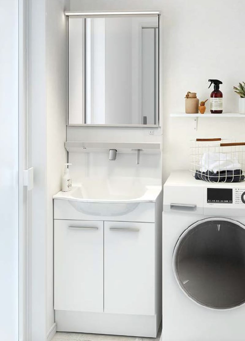 ###TOTO 洗面化粧台 ハイクラス オクターブスリム センターボウルプラン 2段引き出し 左側回避 間口600 一般地 受注約1週〔GA〕 TOTO 洗面化粧台 ハイクラス オクターブスリム センターボウルプラン 2