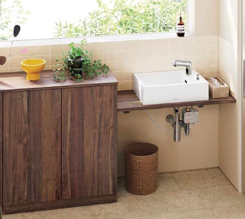 パナソニック P-09B 洗面化粧台セットプラン カウンタータイプ幅900mm