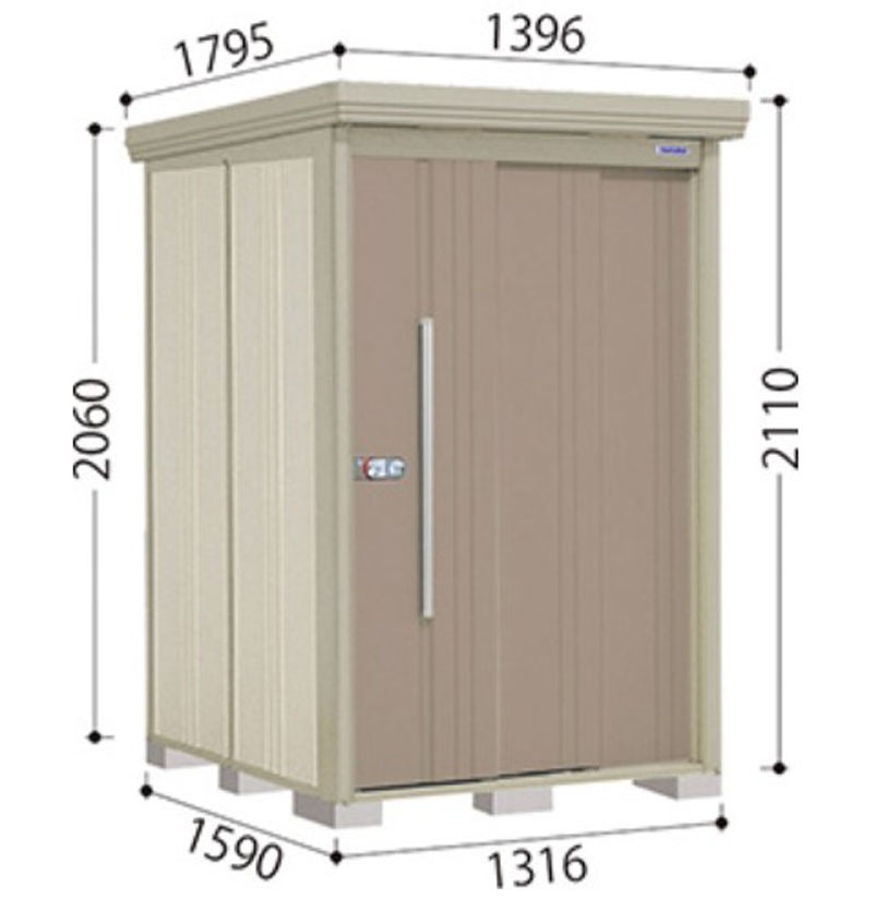 田窪工業所 mr.ストックマン ダンディ 物置 ND-1315 タクボ 背面棚