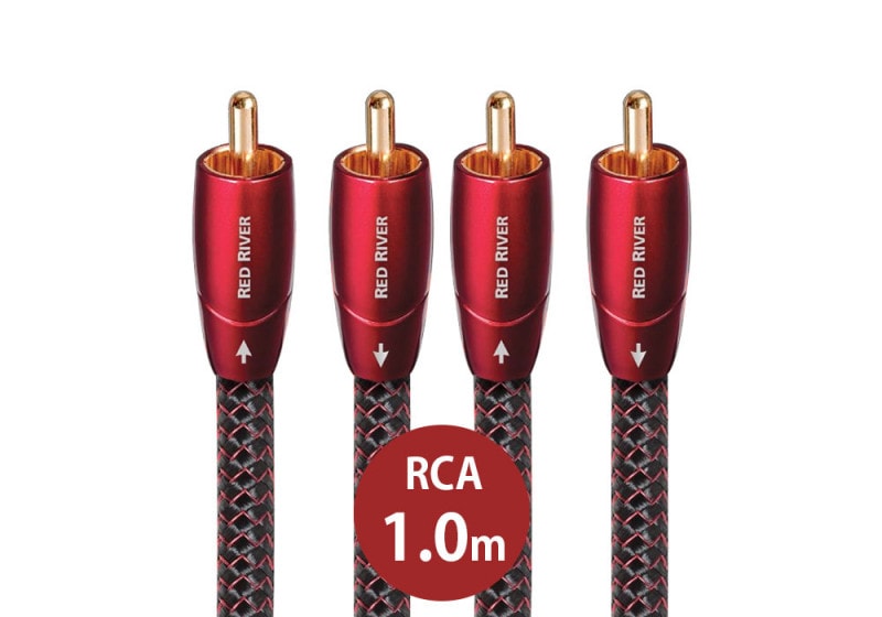オーディオクエスト RED  /RCAケーブル Amazon.com: AudioQuest Red River RCA Audio Interconnect