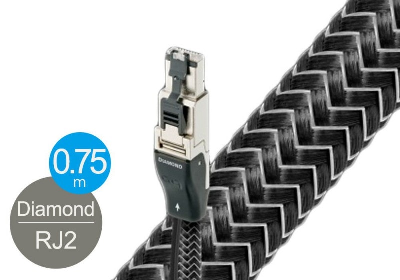 audioquest - RJ2 DIAMOND/0.75m��RJ2/DIA/0.75M�ˡʥ����ǥ�����LAN�����֥�ˡ�JP�աں߸�ͭ��¨Ǽ��
