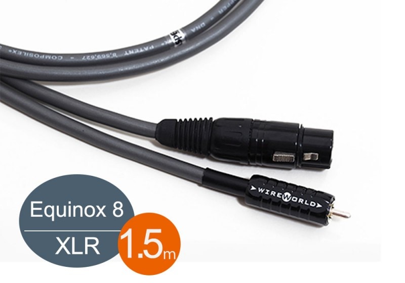 WIREWORLD - QBI8BAL/1.5m（XLRケーブル・ペア）＜Equinox8＞《JP