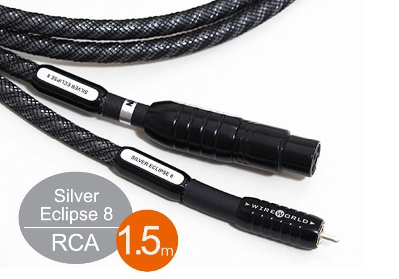 WIREWORLD Silver Eclipse 8 SEI8 RCAケーブル WIREWORLD - SEI8RCA/1.5m（RCAケーブル・ペア）＜Silver Eclipse8