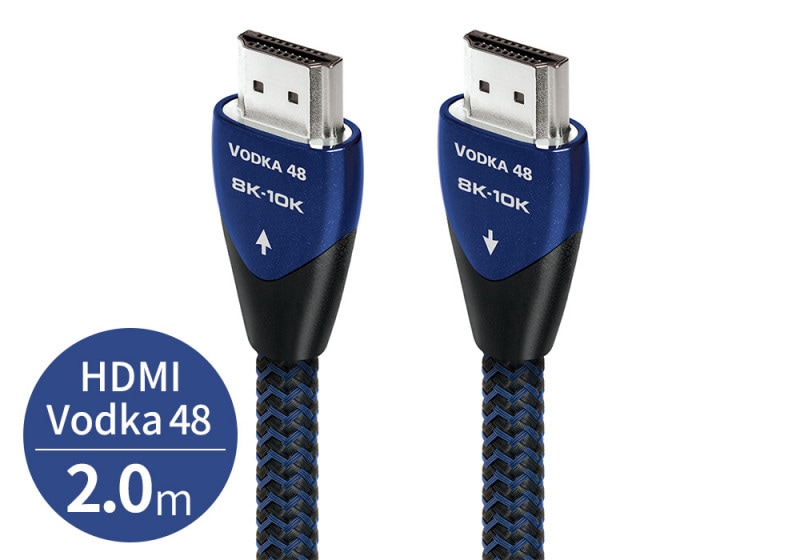 audioquest - HDMI Vodka48/2.0m��VOD48G/2M�ˡ�48Gbps��8K�б���HDMI�����֥�ˡ�JP�աں߸˸¤ꡦ�߸�ͭ��¨Ǽ��