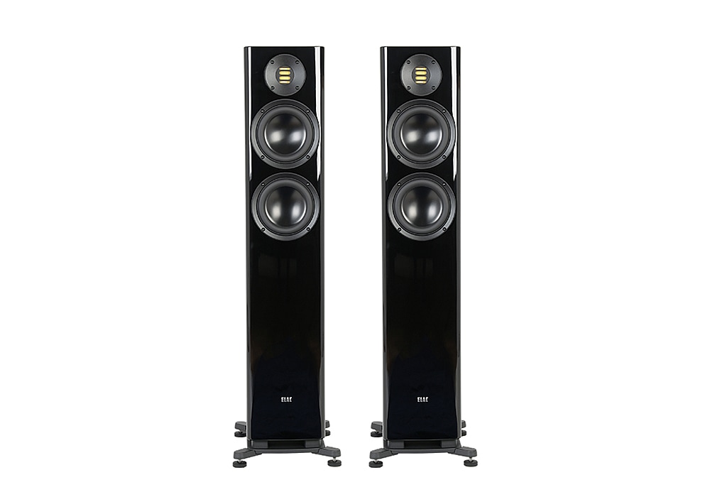 ELAC - Solano FS287/ハイグロス・ブラック（ペア）フロアスタンド