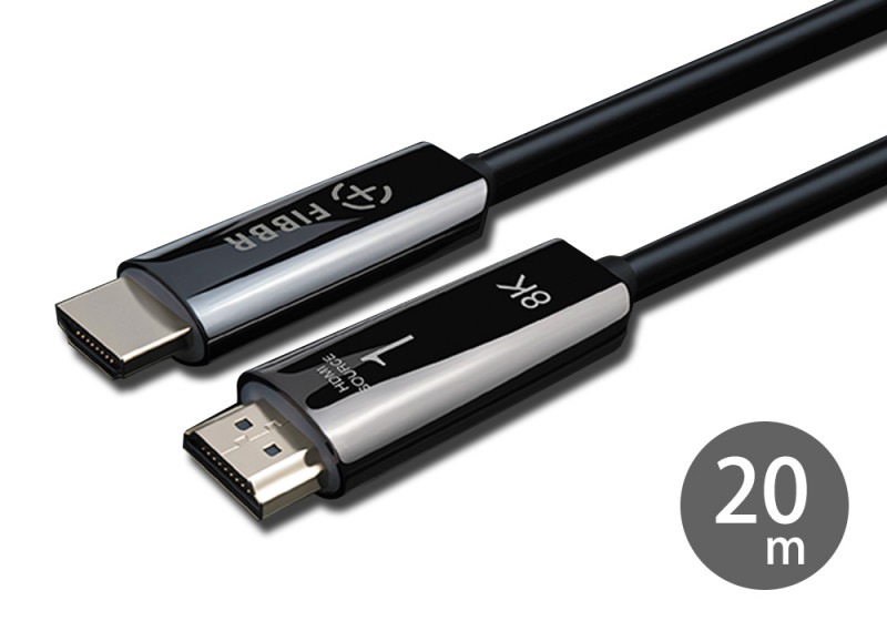 新品 FIBBR Pure3 8K HDMI AOC 20m HDMIケーブル FIBBR - PURE3/20.0m（8K対応・48Gbps・光ファイバーHDMI