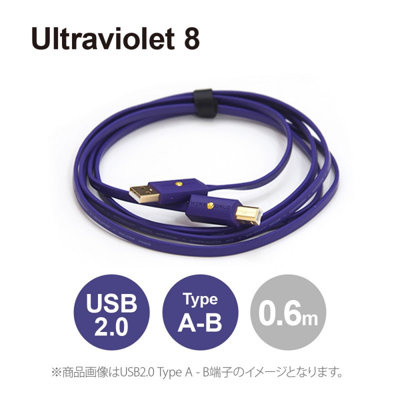 WIREWORLD - U2AB/0.6m��USB2.0�����֥롦A-B�ˡ�Ultraviolet 8���JP�աڴ����