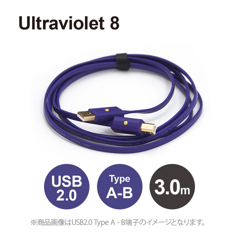 WIREWORLD - U2AB/3.0m��USB2.0�����֥롦A-B�ˡ�Ultraviolet 8���JP�աڴ����