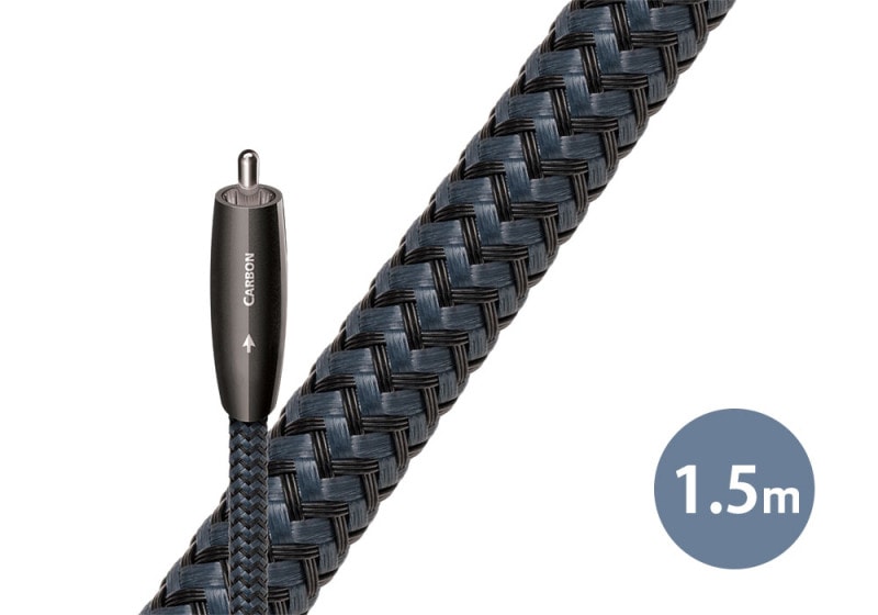 audioquest - Digital Coax Carbon/1.5m��DIG/CAR/1.5M�ˡ�1�ܡ�Ʊ���ǥ����륱���֥롦ξüRCA�ˡ�JP�աں߸�ͭ��¨Ǽ��