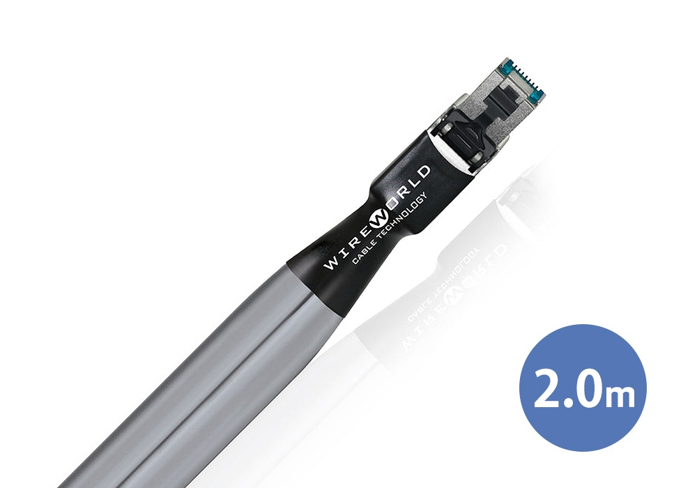 値下 美品 WIREWORLD LANケーブル Starlight8 (2m) イーサネットケーブル | Wireworld | ワイヤーワールド