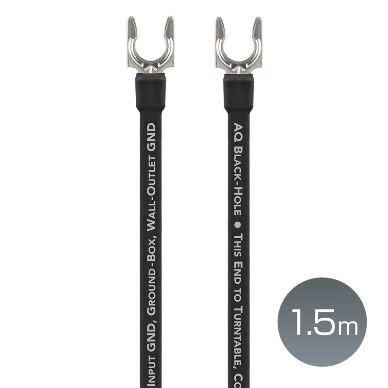 audioquest - Black Hole/1.5m��BLACKGROUND/1.5M�˥����������֥롦1.5m��ξü�٥ץ饰��JP�աں߸�ͭ��¨Ǽ��