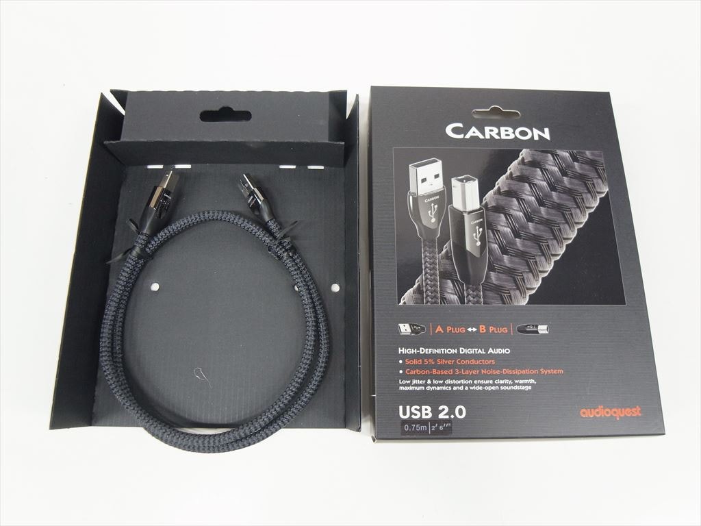 audioquest - USB2 CARBON/0.75m/AB《JP-u》 | | オーディオ