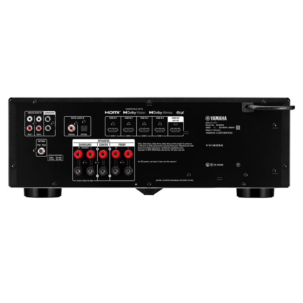 YAMAHA - RX-300A（ブラック）（5.2ch・AVレシーバー）《JP》【6月18日