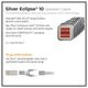 WIREWORLD - SES10/2.5m�ʥ��ԡ����������֥롦���󥰥�磻�䡼���ڥ�/��ü������ˡ�Silver Eclipse 10��ڼ�������/�׻�����ѡۡ�JP�ա�Ǽ���ϳ�ǧ�头Ϣ����