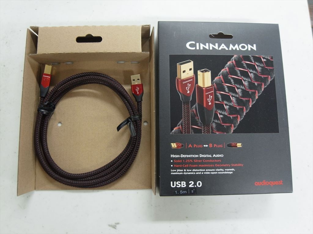 audioquest - USB2 CINNAMON/1.5m/AB《JP-u》