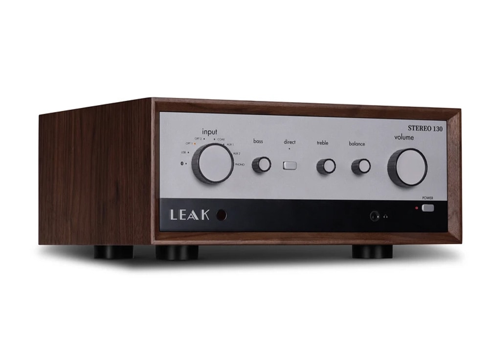 LEAK Stereo 130 Hi-Fi アンプ USB/DAC LEAK Audio - Stereo 130（ウォールナット）（USB/DAC内蔵・プリメイン